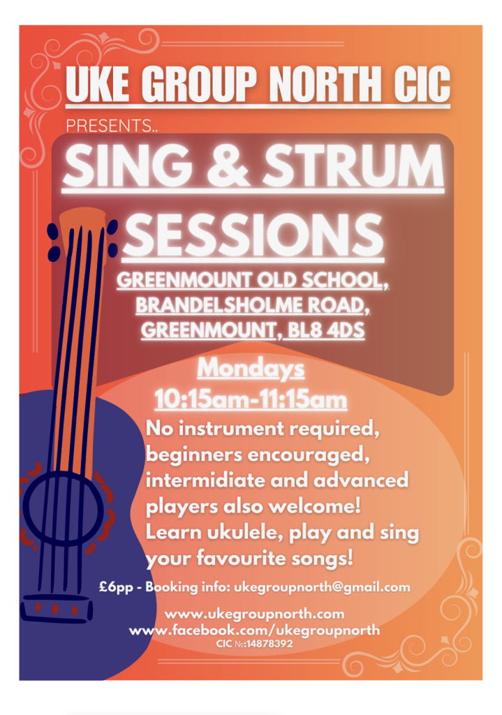 Uke Sing and Strum sessions – Greenmount Village Community